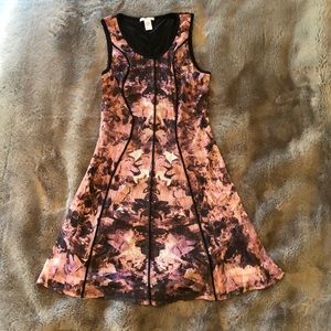 Lightly worn, maroon lace dress